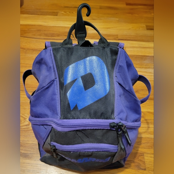 DeMarini Purple and Black Softball/Baseball Bat Backpack - Picture 3 of 3